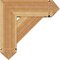 Ekena Millwork Traditional Arts and Crafts Rough Sawn Bracket w/ Offset Brace, Western Red Cedar, 8"W x 22"D x 22"H BKT0806X22X22TRA03RWR - alternate 2